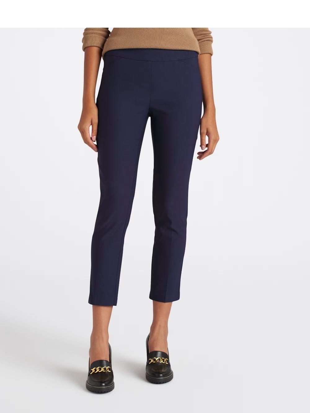 Tribal Fia Pull On Ankle Pant Navy